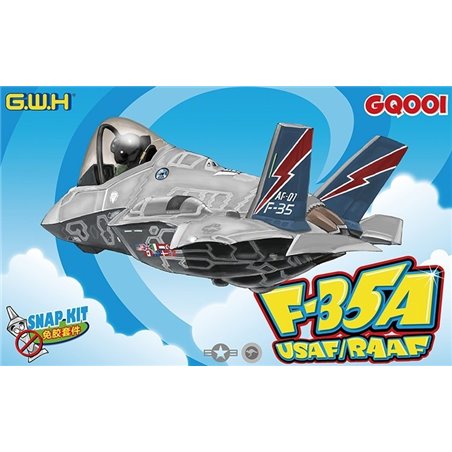 Great Wall Hobby Eggplane F-35A aicraft model kit