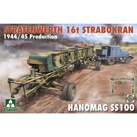 Maqueta Takom 1/35 Stratenwerth 16T Strabokran 1944/45 Production Hanomag SS100