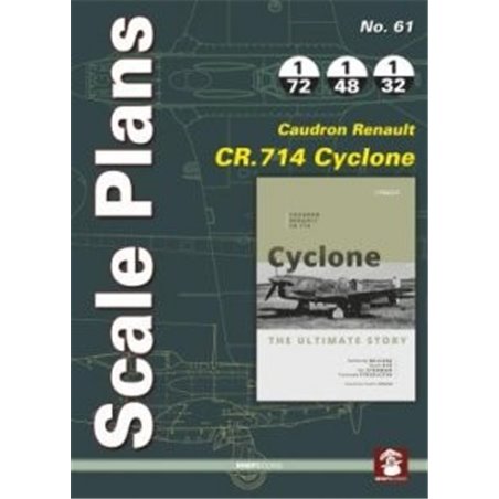 61- Scale Plans No.61 JCaudron Renault CR.714 Cyclone