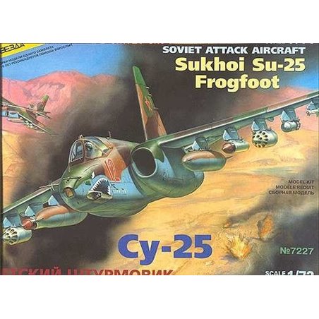 Zvezda 1/72 Sukhoi Su-25 Frogfoot aircraft model kit