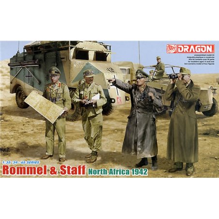 1/35 ROMMEL AND HIS STAFF (N.AFRICA 1942)on