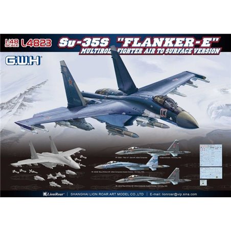 1/48 SU-35S FLANKER-E MULTIROLL FIGHTER AIR TO SURFACE VERSION