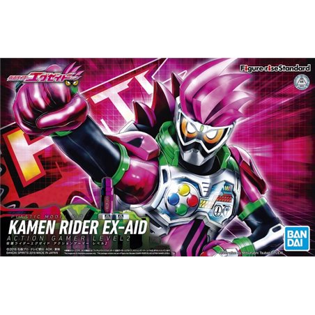 Maqueta Kamen Rider Bandai Figure-rise Standard Kamen Rider Ex-Aid Action Gamer Level 2