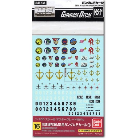 GD-16 MG EFSF GENERAL DECAL