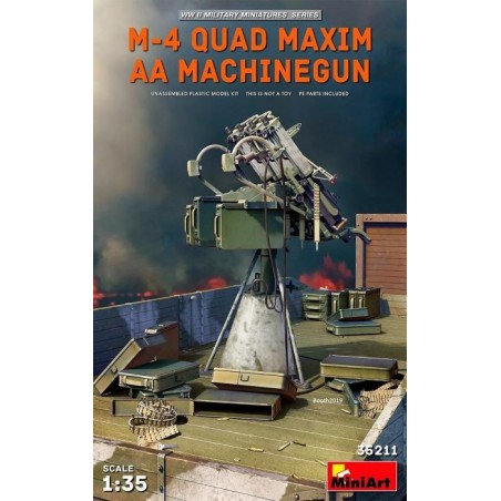 1/35 M-4 QUAD MAXIM AA MACHINEGUN