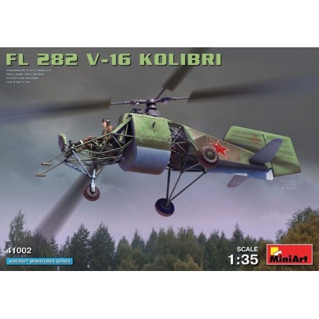Maqueta de helicoptero Miniart 1/35 FL 282 V-16 Kolibri