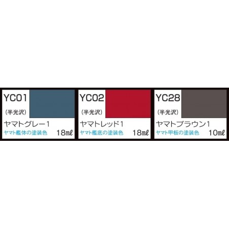Battleship Yamato 2199 Color Set