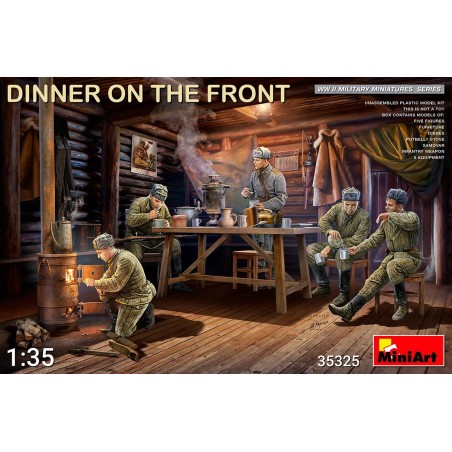 Maqueta Miniart 1/35 Dinner on the Front Soviet Soldiers WWII