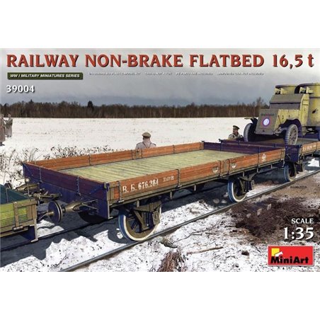 1/35 RAILWAY NON-BRAKE FLATBED 16,5 T