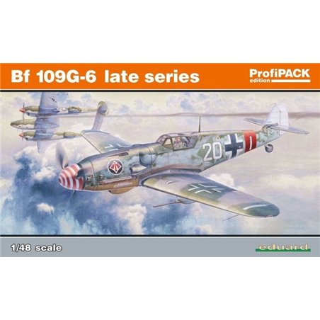 Maqueta de avion Eduard Bf 109G-6 late series ProfiPack edition