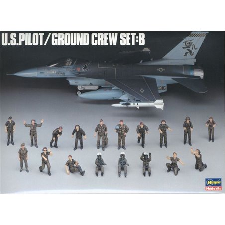1/48 US PILOT/GROUND CREW SET B