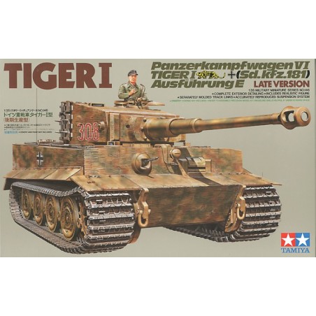 Maqueta de tanque Tamiya 1/35 Pz.Kpfw.VI Ausf.E Sd.Kfz.181 Tiger I Late Version