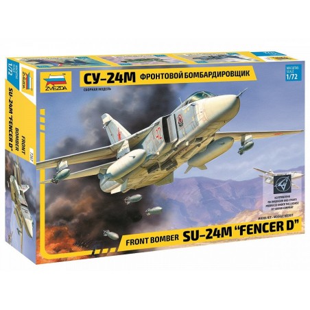Zvezda 1/72 Front Bomber Su-24M aircraft model kit