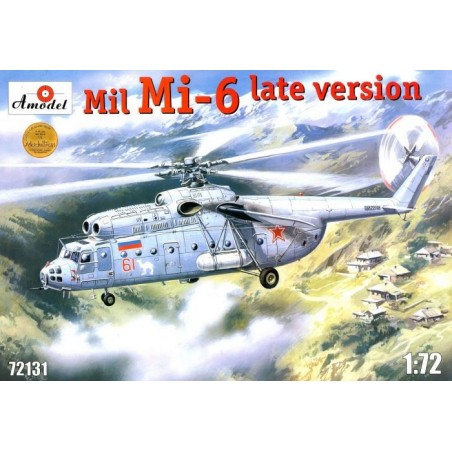 Amodel 1/72  Mil Mi-6 late version helicopter model kit