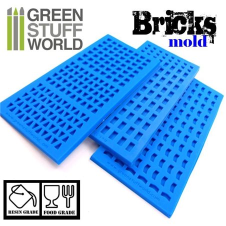 Silicone molds - BRICKs