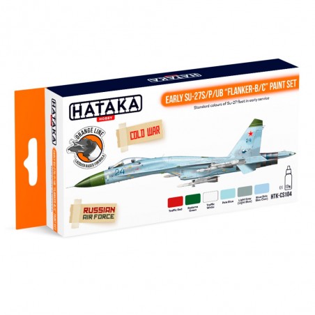 Hataka Early Su-27S/P/UB "Flanker-B/C” paint set