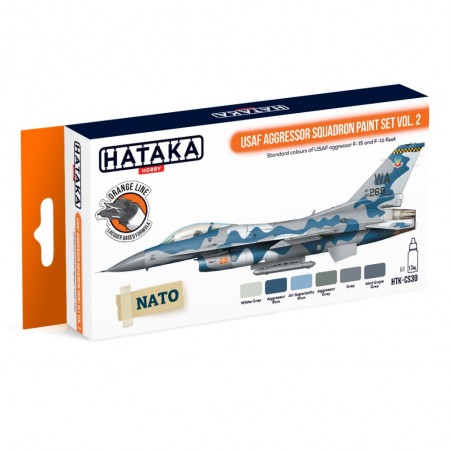 Hataka USAF Aggressor Squadron paint set vol. 2