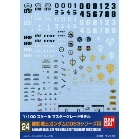 Bandai GD-24 Calcas 1/100 Gundam 0083 MG Series