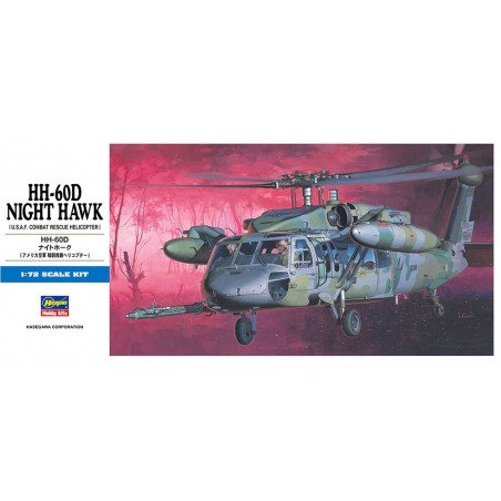 Maqueta de Helicoptero Hasegawa 1/72 HH-60D Night Hawk