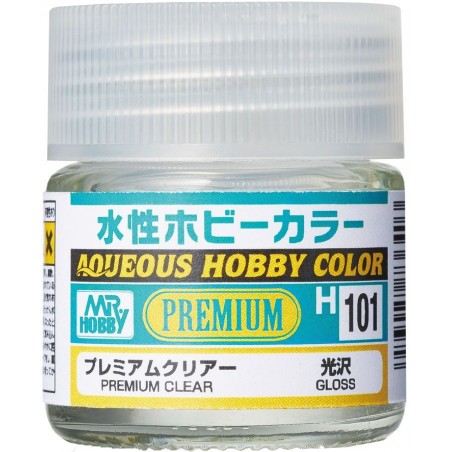 Pintura Mr-Hobby AQUEOUS HOBBY COLOR H101 - barniz premium clear gloss