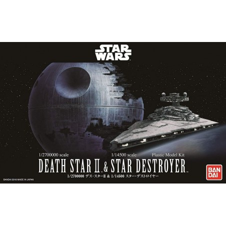 Bandai Star Wars Death II & Imperial Star Destroyer Model Kit
