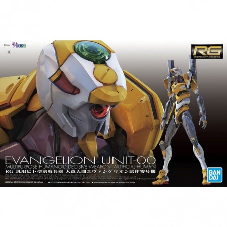 Bandai RG All-Purpose Humanoid Decisive Battle Weapon Artificial Human Evangelion ProtoType Unit-00 model kit