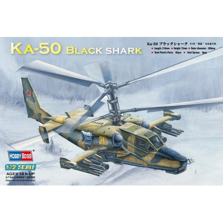 Hobby Boss 1/72 Ka-50 Black Shark helicopter model kit