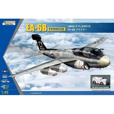 Kinetic 1/48 EA-6B PROWLER VMAQ-2 "PLAYBOYS" aircraft model kit