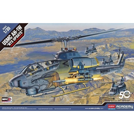 Academy 1/35 USMC Bell AH-1W NTS Update (Super Cobra Special) helicpter model kit