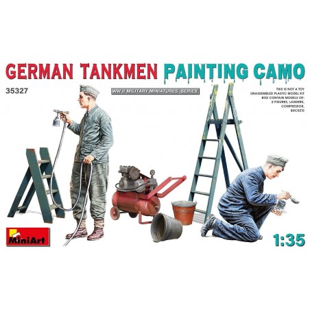 1/35 GERMAN TANKMEN PAINTING CAMO
