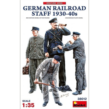 1/35 GERMAN RAILROAD STAFF 1930-40S