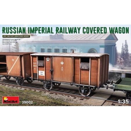 1/35 RUSSIAN IMPERIAL RAILWAY COVERED WAGON