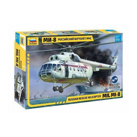 Zvezda 1/72 Mil Mi-8 helicopter model kit