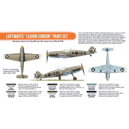Hataka Ultimate Luftwaffe "Legion Condor" paint set