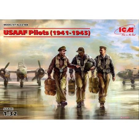 1/32 USAAF PILOTS (1941-1945) (3 FIGURES)
