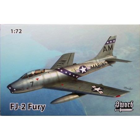 Maqueta de avion Sword 1/72 North American FJ-2 Fury