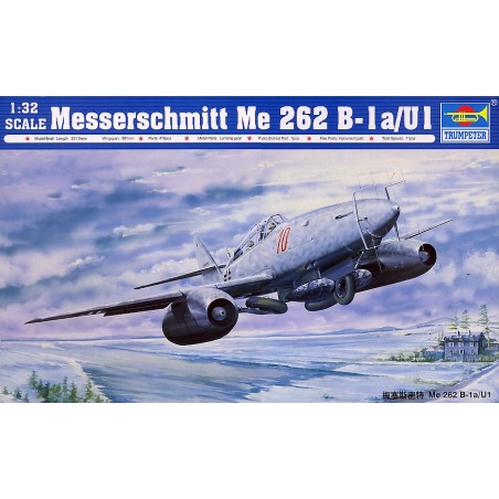 Trunpeter 1/32 Me262B-1a/U1 Nachtjager aircraft model kit