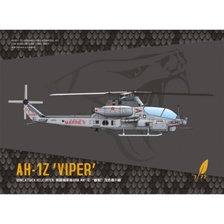 Dream Model 1/72 AH-1Z 'Viper' USMC Attack Helicopter model kit