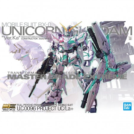 Maqueta Gundam Bandai 1/100 MGEX Unicorn Gundam Ver. Ka