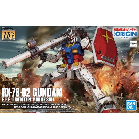 Bandai 1/144 HG RX-78-02 Gundam (Gundam The Origin Ver.) model kit