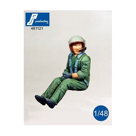 1/48 French helicopter pilot (90)  (resin)
