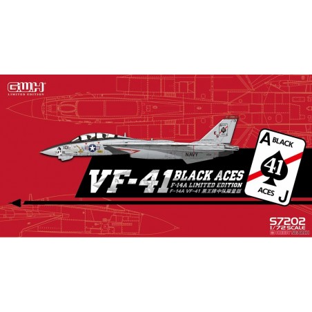 1/72 US Navy F-14A VF-41 "Black Aces" /w special PE & Decal