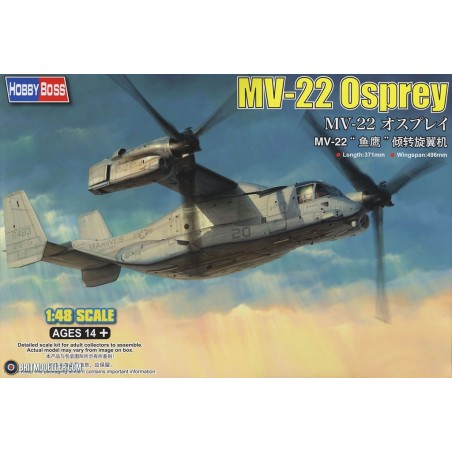 Maqueta de helicoptero Hobbyboss 1/48 MV-22 Osprey