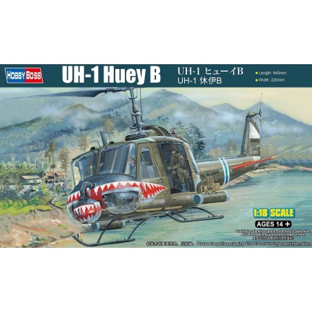 Hobby Boss 1/18 UH-1 HUEY B helicopter model kit