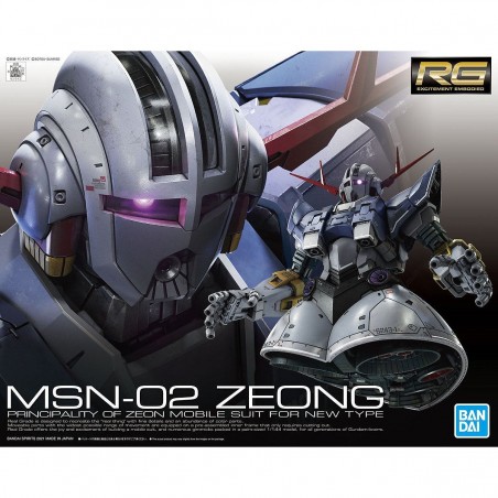 Bandai 1/144 RG MSN-02 ZEONG model kit