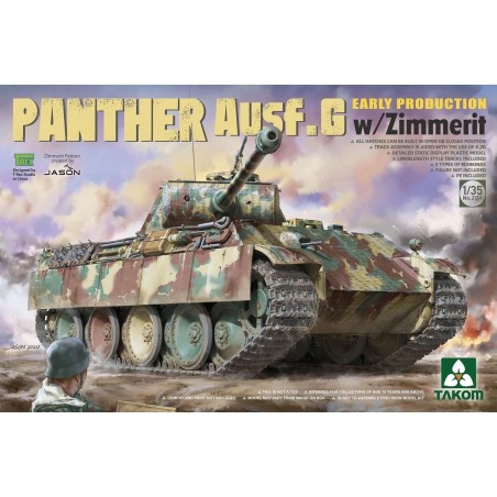 1/35 PANTHER AUSF.G EARLY PRODUCTION WITH ZIMMERIT