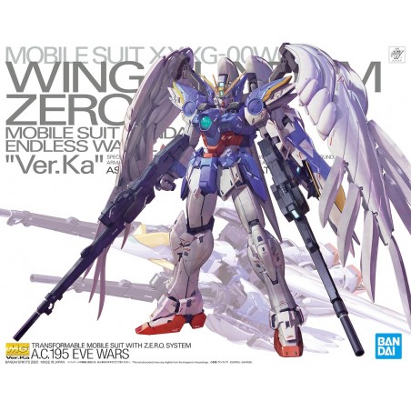 Bandai 1/100 MG Wing Gundam Zero EW Ver. Ka Gundam Model kit