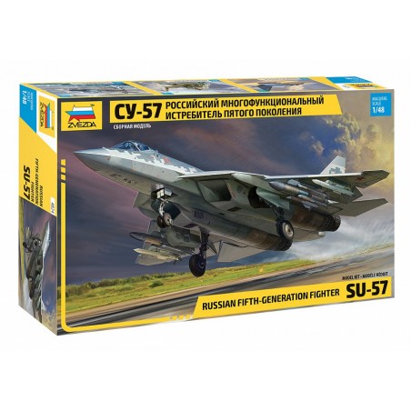 Zvezda 1/48 Su-57 Russian Fifth-generation Fighter model kit