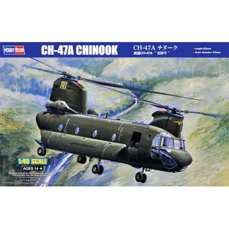 Hobbyboss 1/48 CH-47A Chinook helicopter model kit