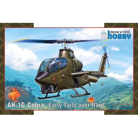 Maqueta de Helicoptero Special Hobby 1/72 AH-1G Cobra "Early Tails"